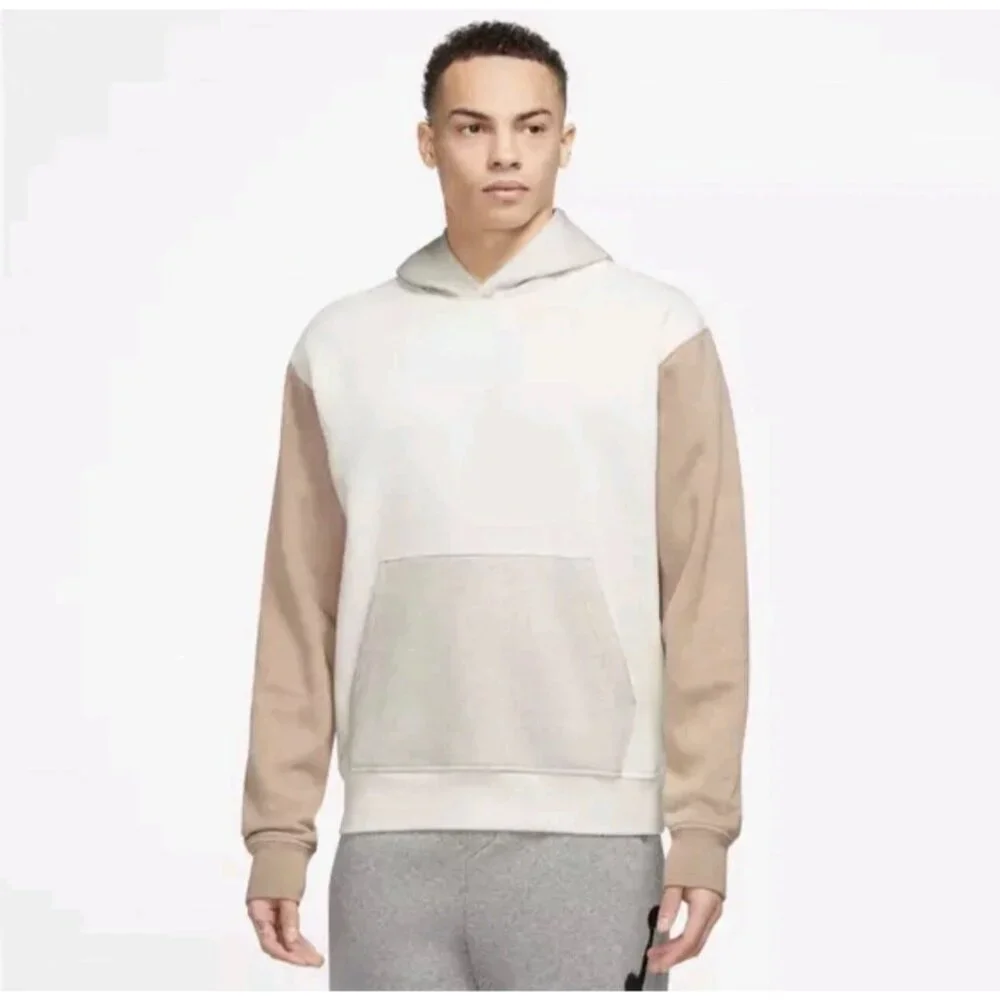 Nike Air Jordan Premium Pullover Hoodie FJ7774-133 Men’s Size 2XL Grey Brown NWT